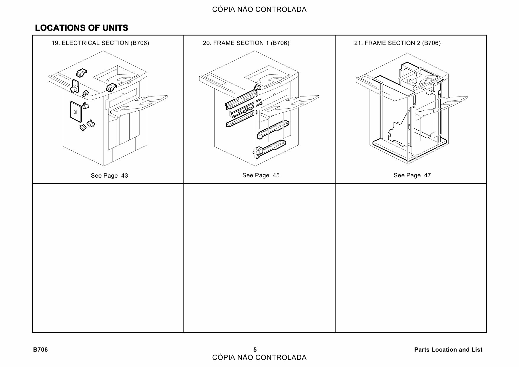 RICOH Options B706 3000-SHEET-FINISHER Parts Catalog PDF download-2